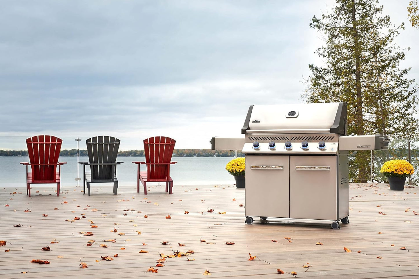 P665PSS Prestige Propane Gas Grill, 665 Sq. In, Stainless Steel