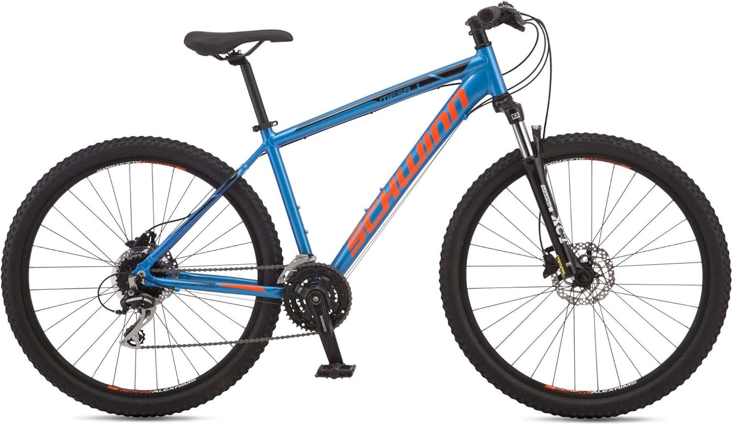 Mesa Adult Mountain Bike, 21-24 Speeds, 27.5-Inch Wheels, Small to X-Large Aluminum Frame, Multiple Colors