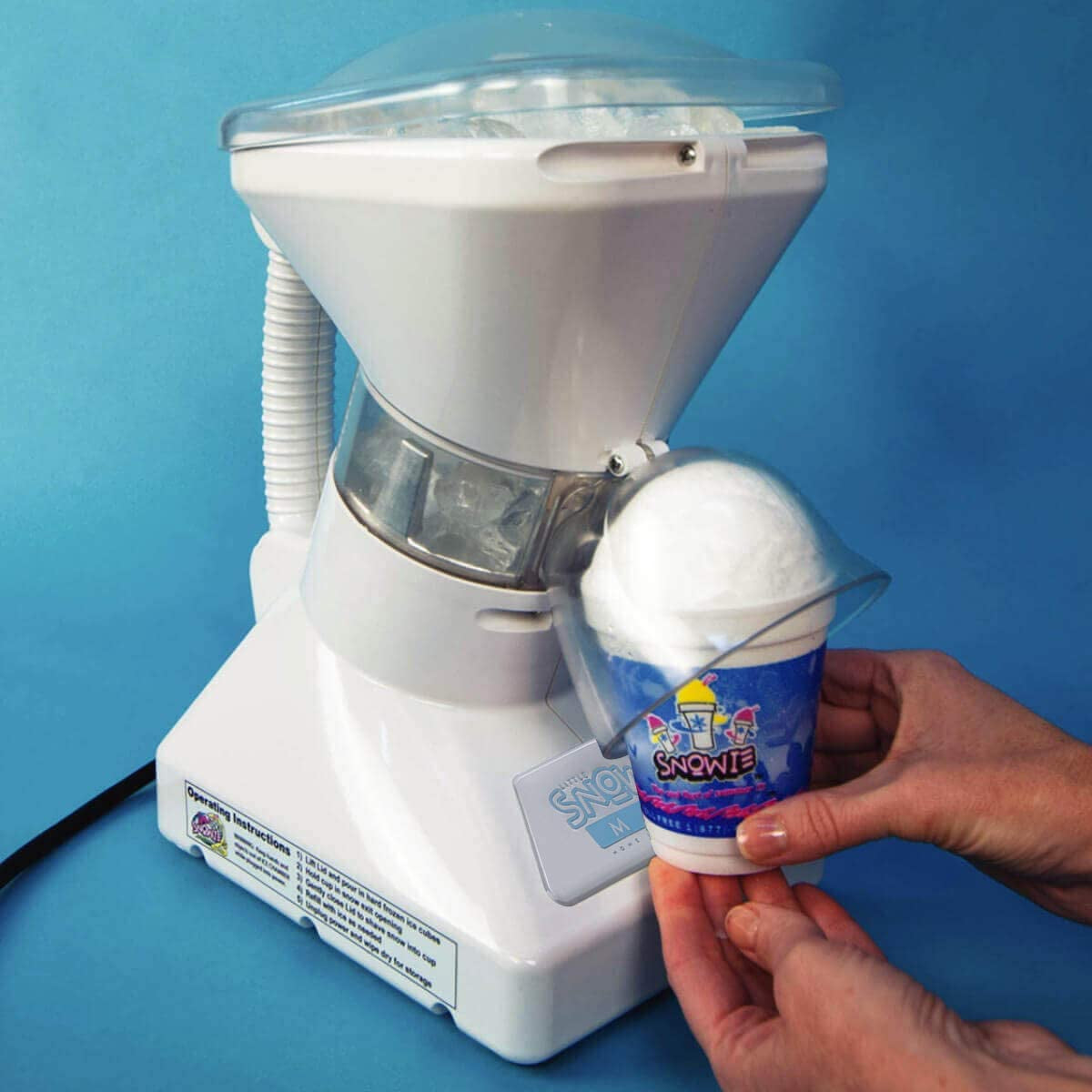 Treat to the max with the Little Max Snow Cone Machine- Summer fun year round! -Premium Shaved Ice Maker, with Powder Sticks Syrup Mix, Entrepreneur Kit