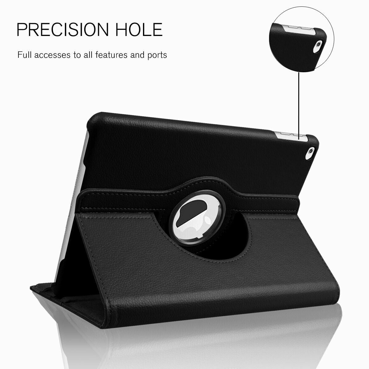 For Ipad 10Th 9Th 8Th 7Th 6/5Th Gen Leather Smart Flip Case Rotating Stand Cover