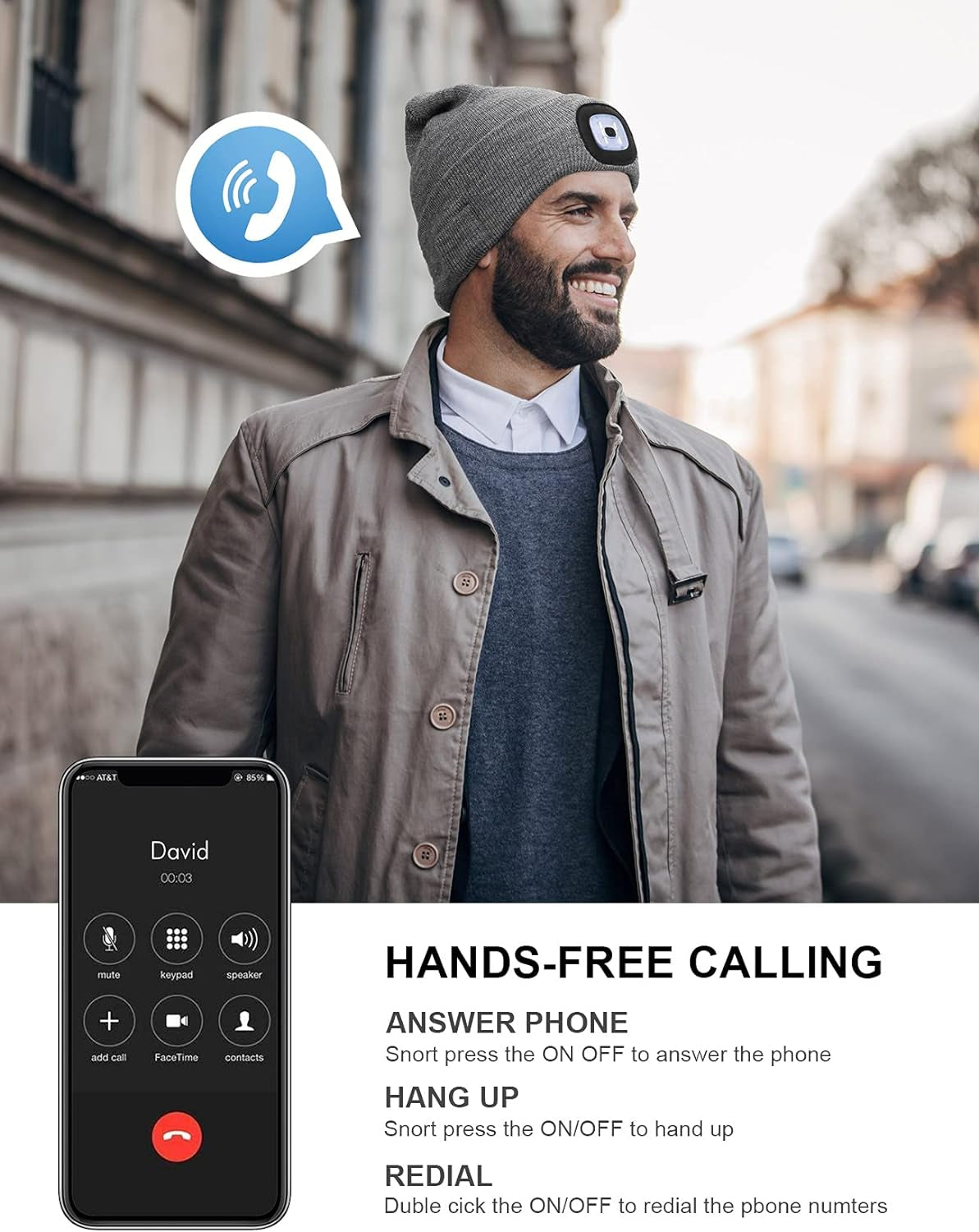 πΆβ¨ Light Up Your Winter! π¦π Check out this Bluetooth Beanie with LED Lights & Cordless Headphones! Perfect for unique Christmas & Birthday gifts for the special guys in your life! ππ§’ #GiftIdeas #BluetoothBeanie #WinterEssentials