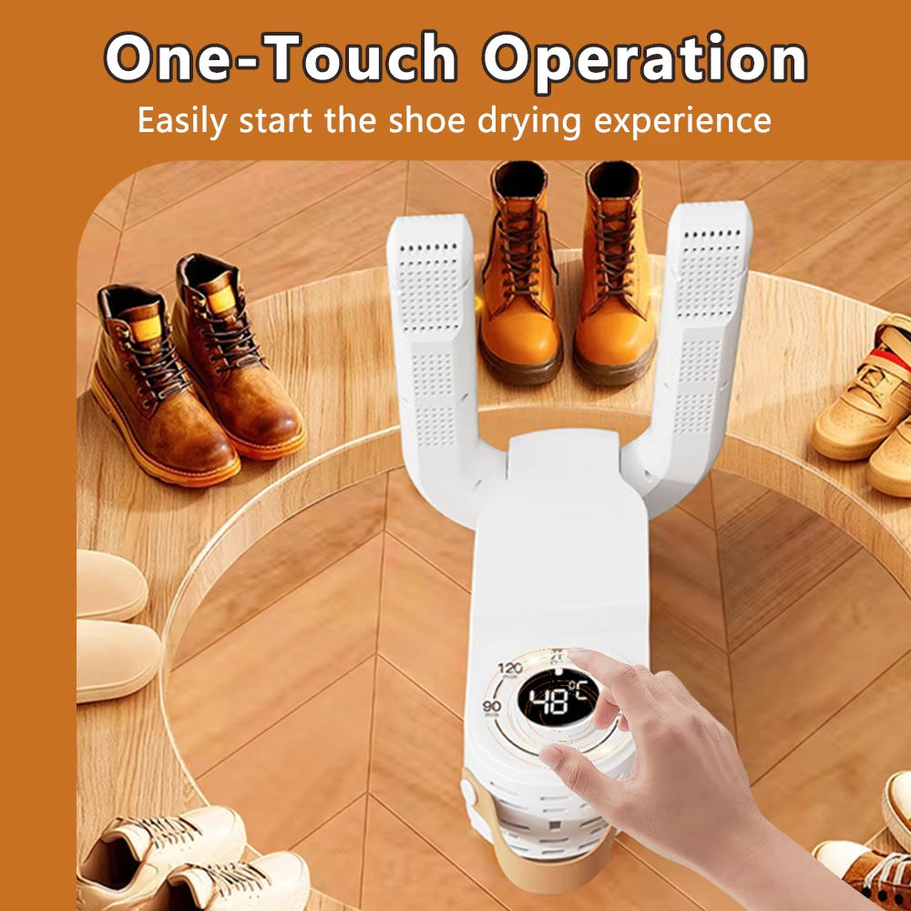 "Say Goodbye to Damp Shoes! π Meet the Foldable Electric Shoe Dryer & Boot Warmer β Fast Drying, Odor Eliminating, and Perfect for Every Adventure! πβ¨ #ShoeCare #DryFeet"