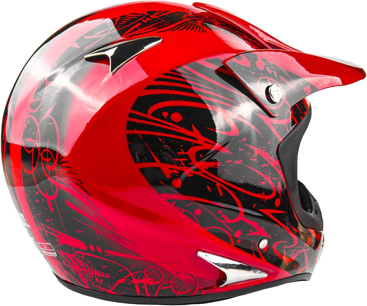 Adult Offroad Helmet Goggles Gloves Chest Protector GEAR COMBO Motocross Dirt Bike