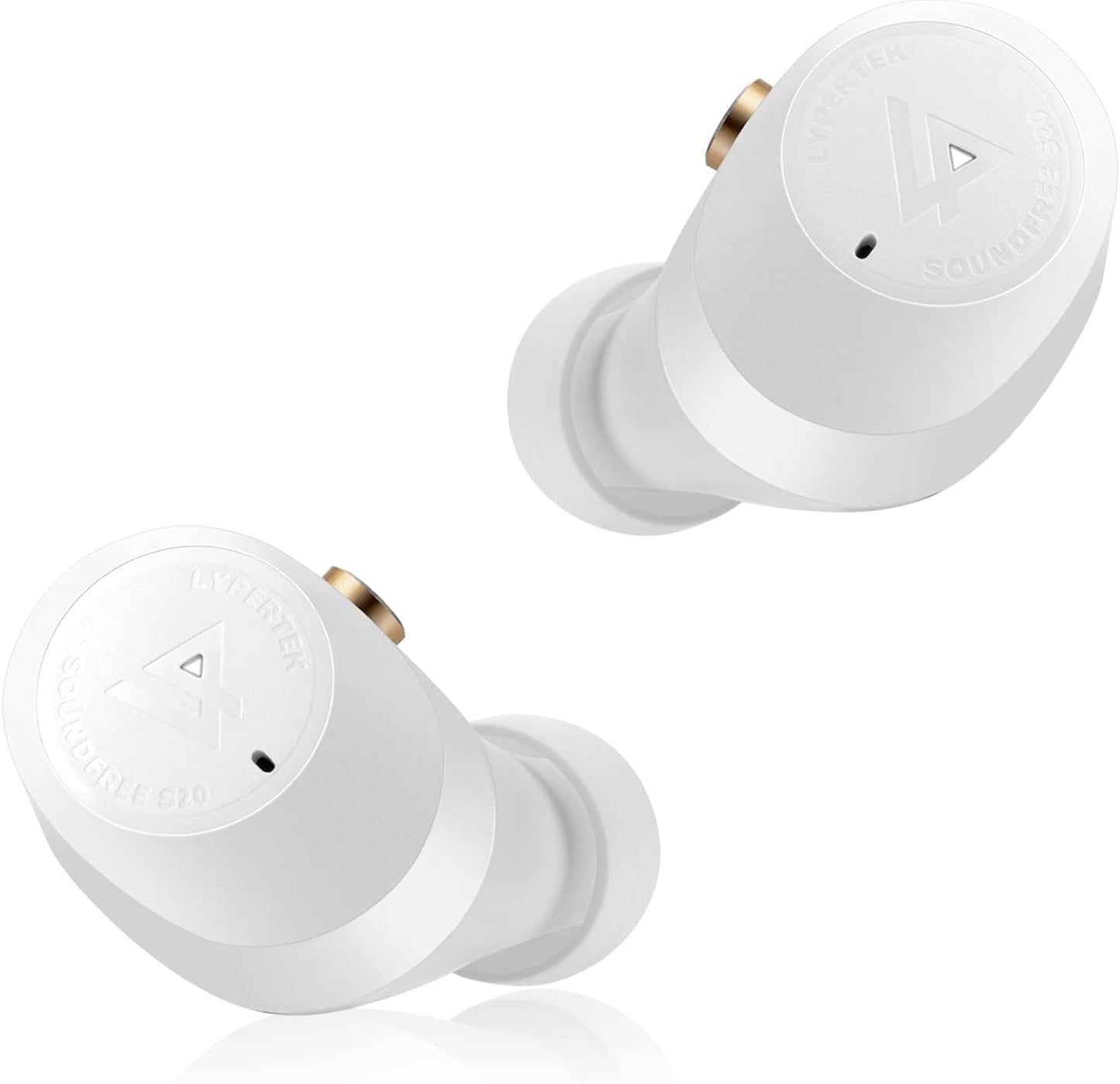 Soundfree S20 - True Wireless In-Ear Headphone with Quickconnect, Wireless Charging, Ambient Sound, IPX5, 8+40H Playtime, White