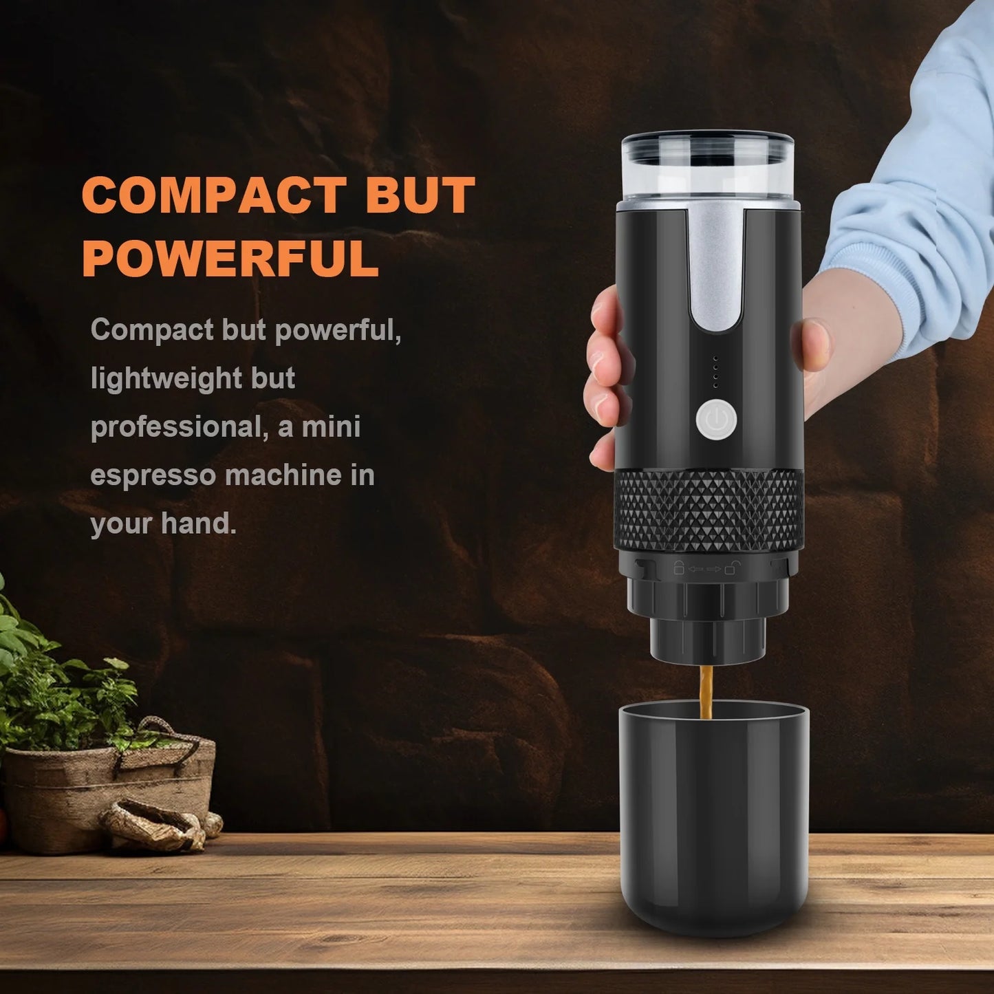 Portable Coffee Maker Single Serve Coffee Maker Mini Espresso Machine Reusable Coffee Filter