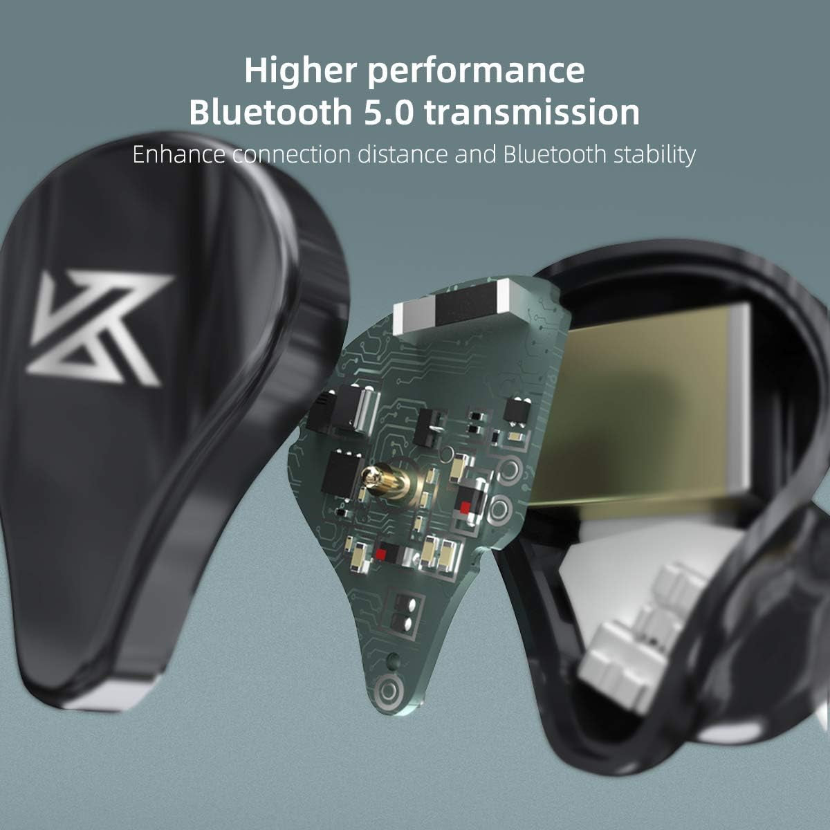 SA08 TWS True Wireless Bluetooth V5.0 Earphones 8BA Units Earbuds Touch Control Noise Cancelling Sport Headphone Gifts for Fathers, Mothers, Friends (Black)