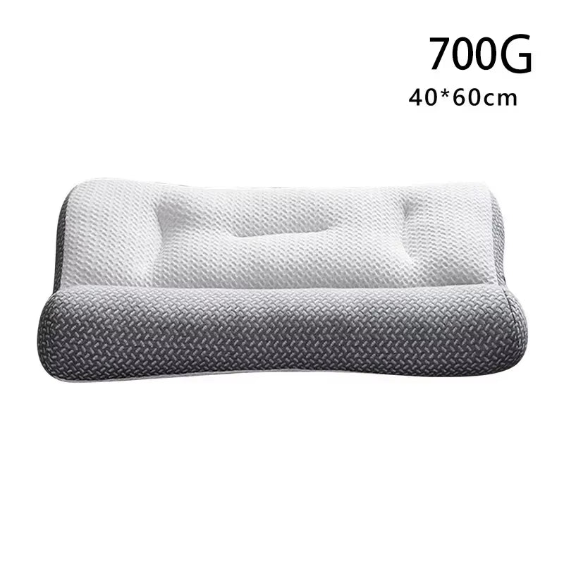 "Ultimate Comfort: Super Ergonomic Orthopedic Cervical Contour Pillow for All Sleep Positions - Relieve Neck and Shoulder Pain!"