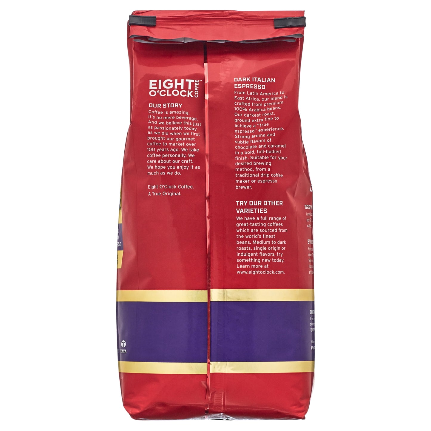 , Dark Italian Espresso, Dark Roast Ground Coffee, 32 Oz, Bag