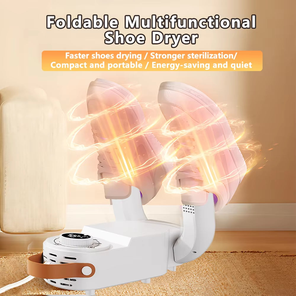 "Say Goodbye to Damp Shoes! π Meet the Foldable Electric Shoe Dryer & Boot Warmer β Fast Drying, Odor Eliminating, and Perfect for Every Adventure! πβ¨ #ShoeCare #DryFeet"