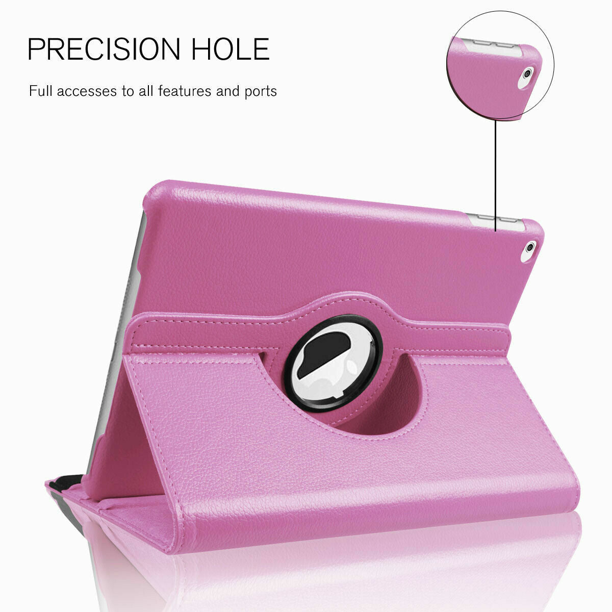 For Ipad 10Th 9Th 8Th 7Th 6/5Th Gen Leather Smart Flip Case Rotating Stand Cover