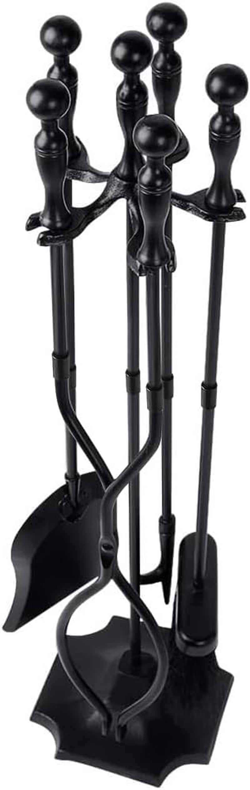 "π₯ Elevate Your Fireside Experience! π₯ Check out this stunning 5-Piece Fireplace Tool Set with Elegant Brass Handles! Perfect for indoor & outdoor fires, featuring rustic tongs, shovel, brush, and poker. Transform your hearth into a cozy retreat! π‘β¨
