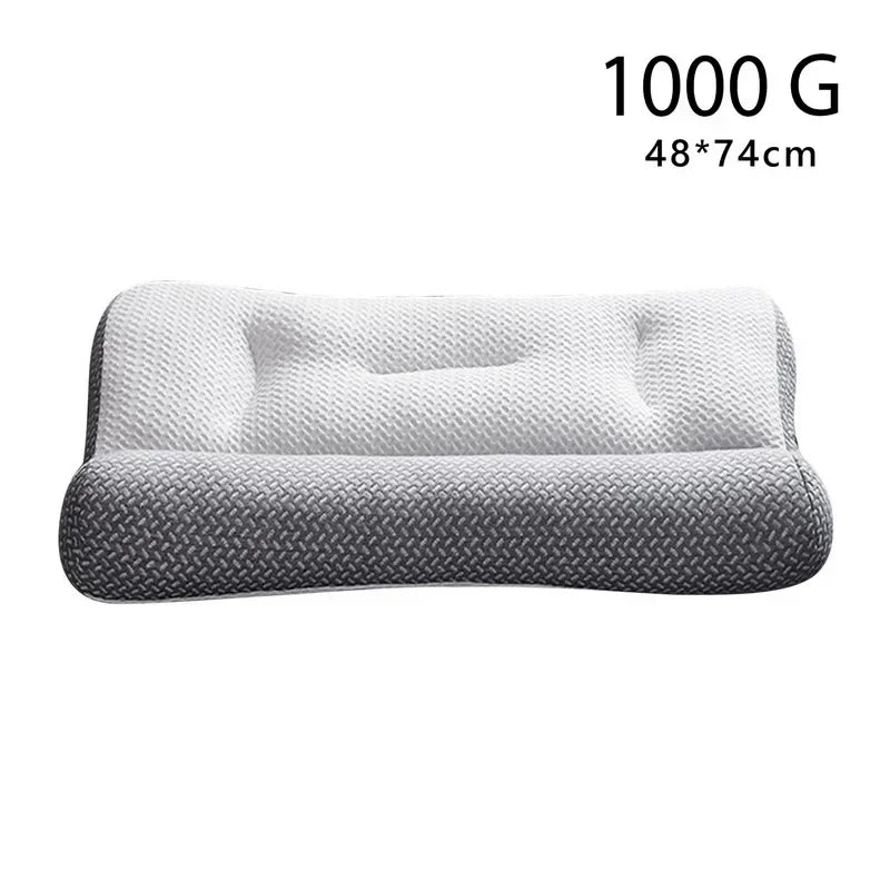 "Ultimate Comfort: Super Ergonomic Orthopedic Cervical Contour Pillow for All Sleep Positions - Relieve Neck and Shoulder Pain!"