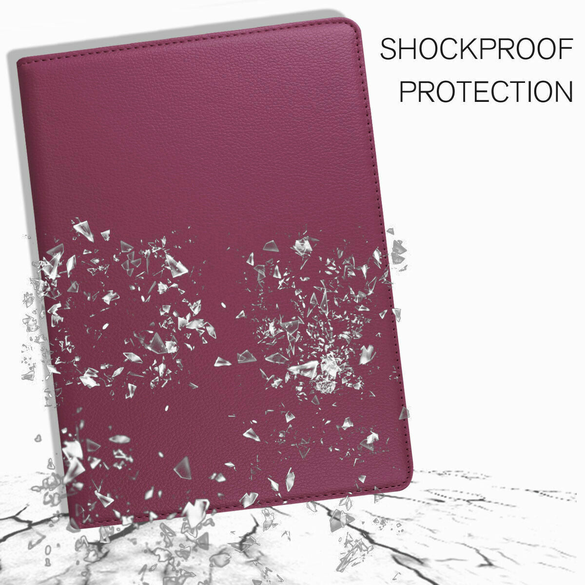 For Ipad 10Th 9Th 8Th 7Th 6/5Th Gen Leather Smart Flip Case Rotating Stand Cover