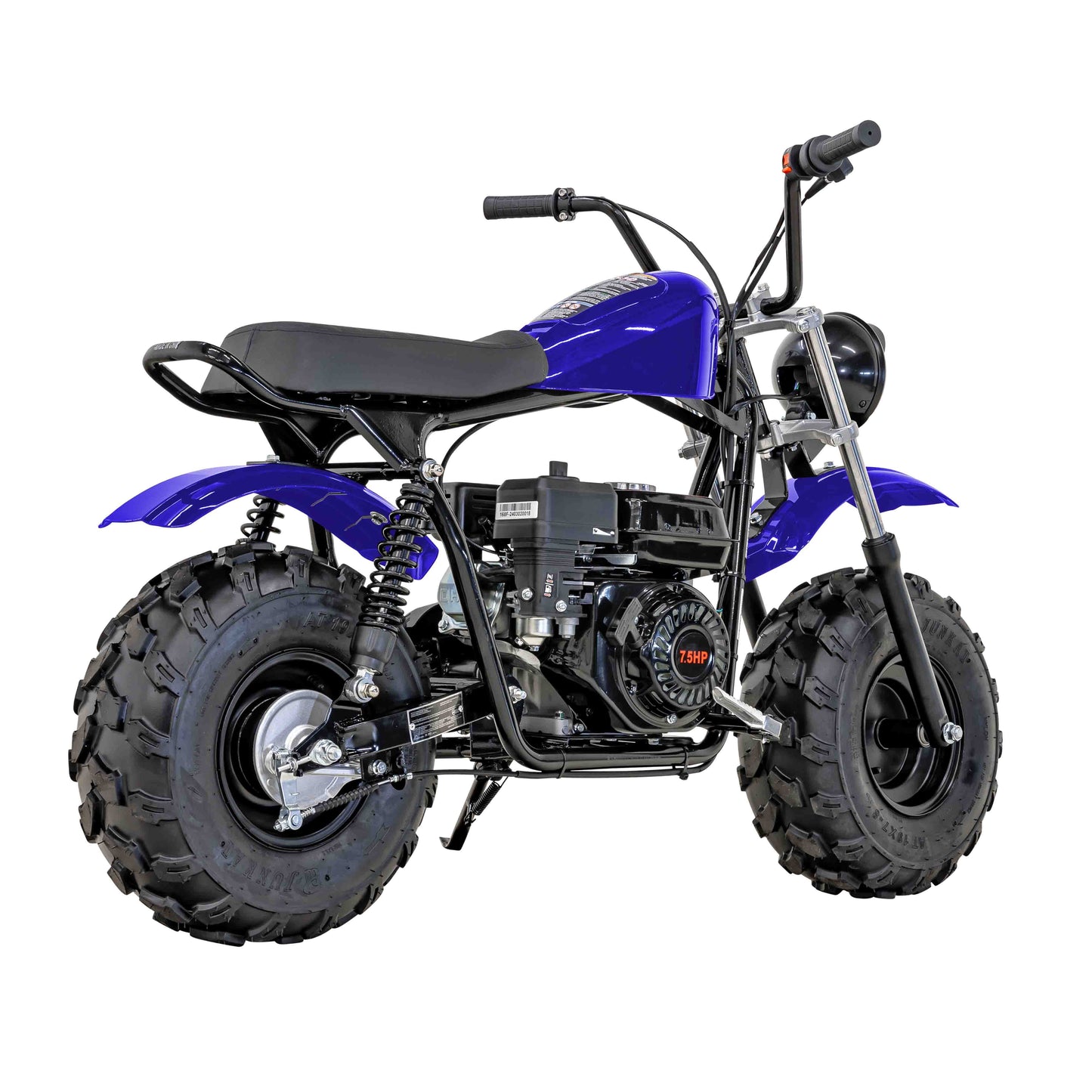 Massimo Minibike 196Cc 7.5HP 4 Stroke, Gas Powered, Trail Bike, off Road, Gasoline Powered Motorcycle MB200S - Blue