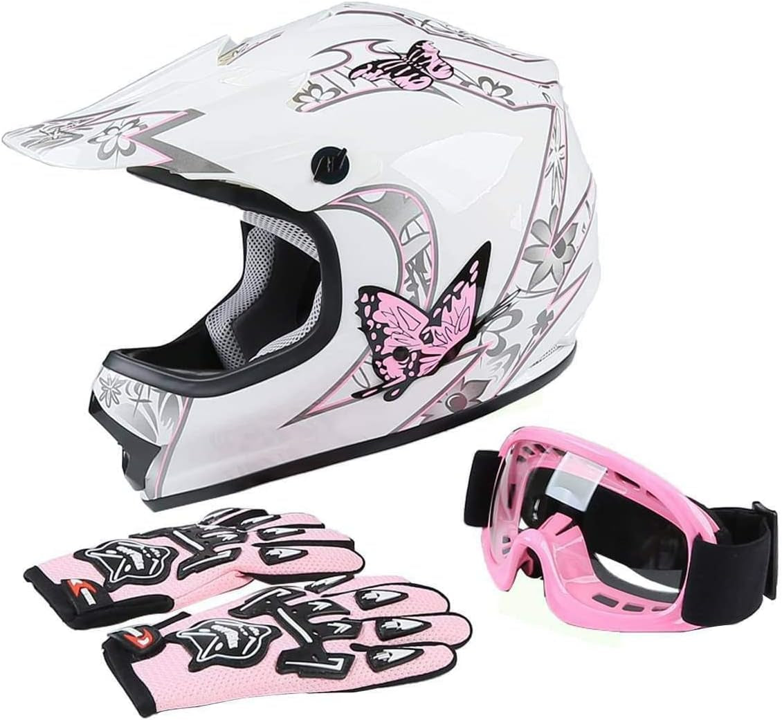 Motocross Helmet DOT Youth & Kids Offroad Street Helmet Dirt Bike Motocross ATV Helmet