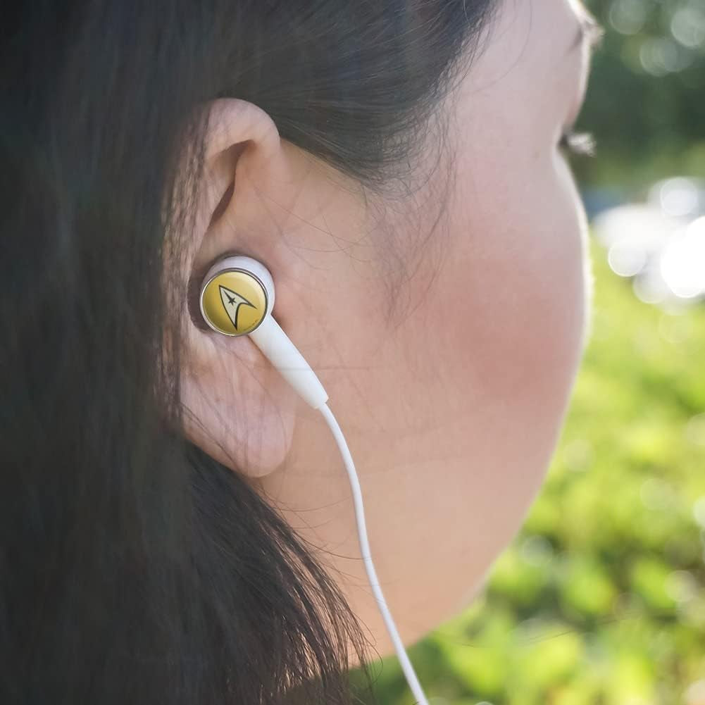 Star Trek Command Shield Novelty In-Ear Earbud Headphones