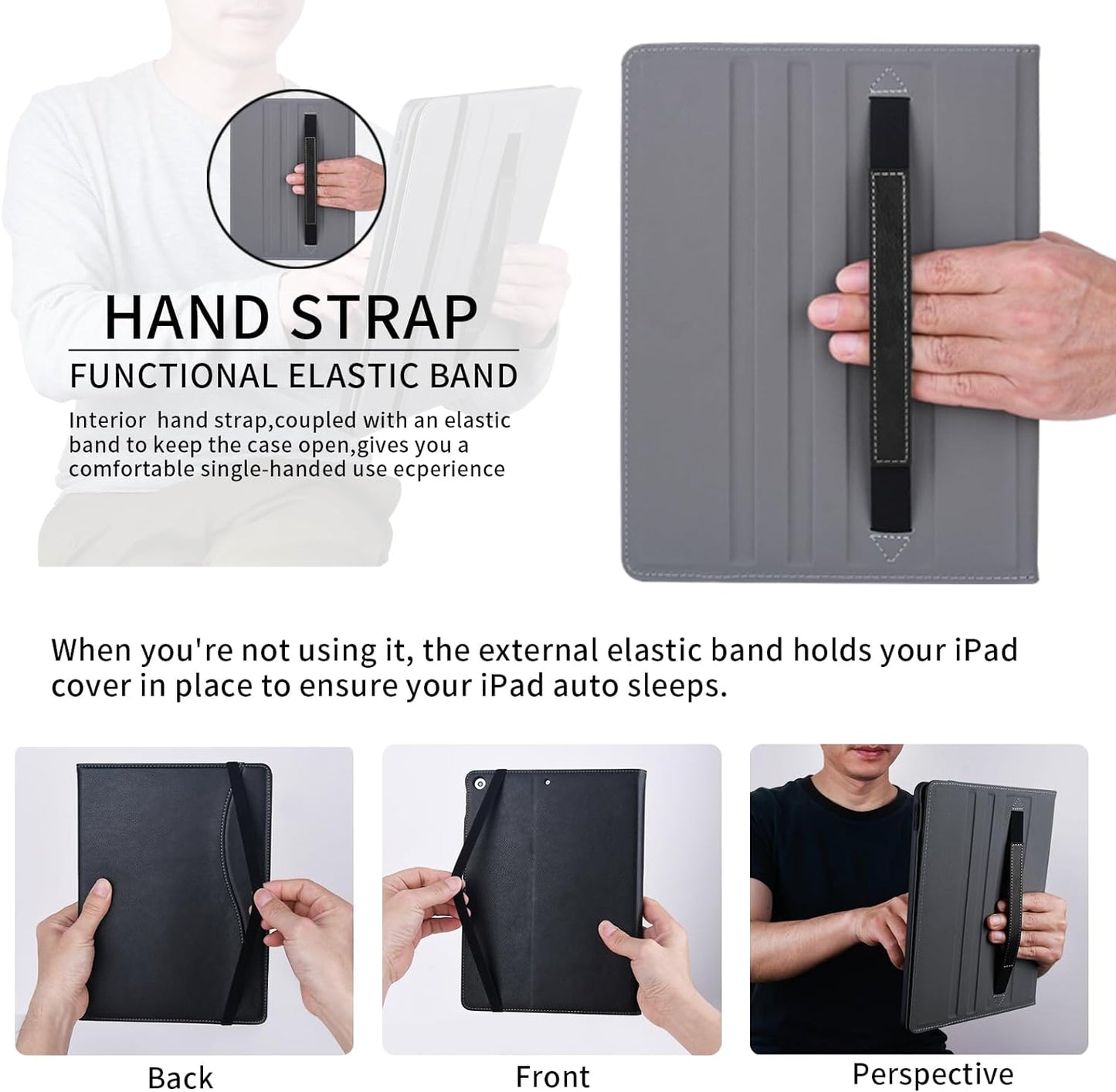 "Stylish & Functional: Leather Folio Case for iPad 9th/8th/7th Gen! π±β¨ Multiple Viewing Angles, Pencil Holder & Auto Sleep/Wake Feature! ποΈπ‘οΈ #iPadCase #TechStyle"