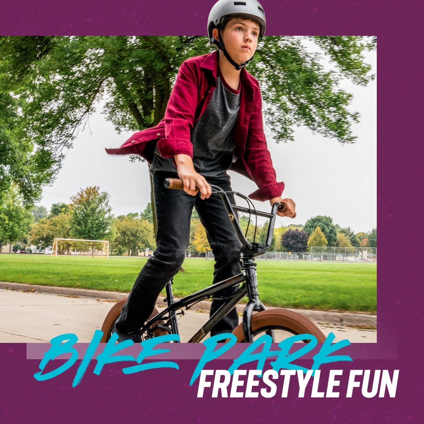 Legion Kids Freestyle Sidewalk BMX Bike, Beginner Riders, Boys and Girls, 16-20-Inch Wheels, Hi-Ten Steel Frame, Micro Drive BMX Gearing