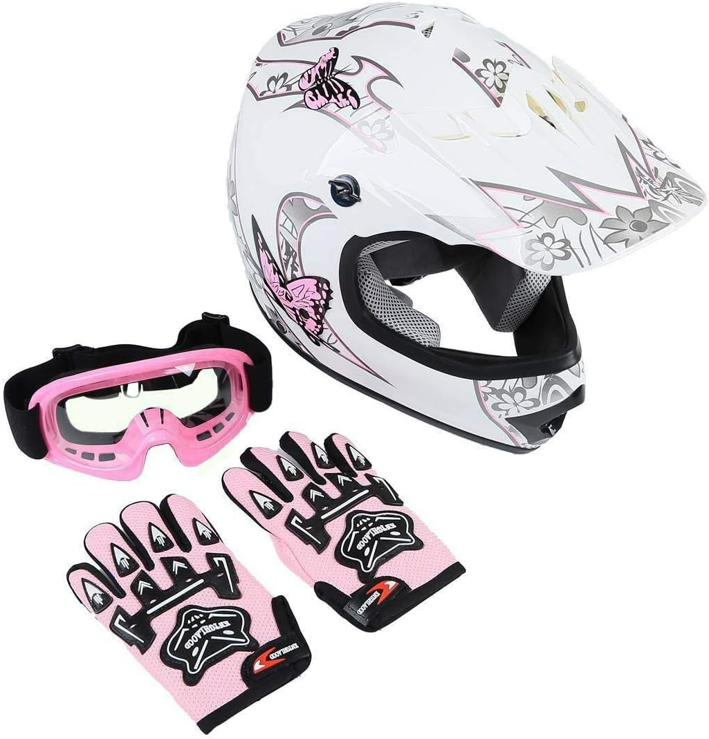Motocross Helmet DOT Youth & Kids Offroad Street Helmet Dirt Bike Motocross ATV Helmet