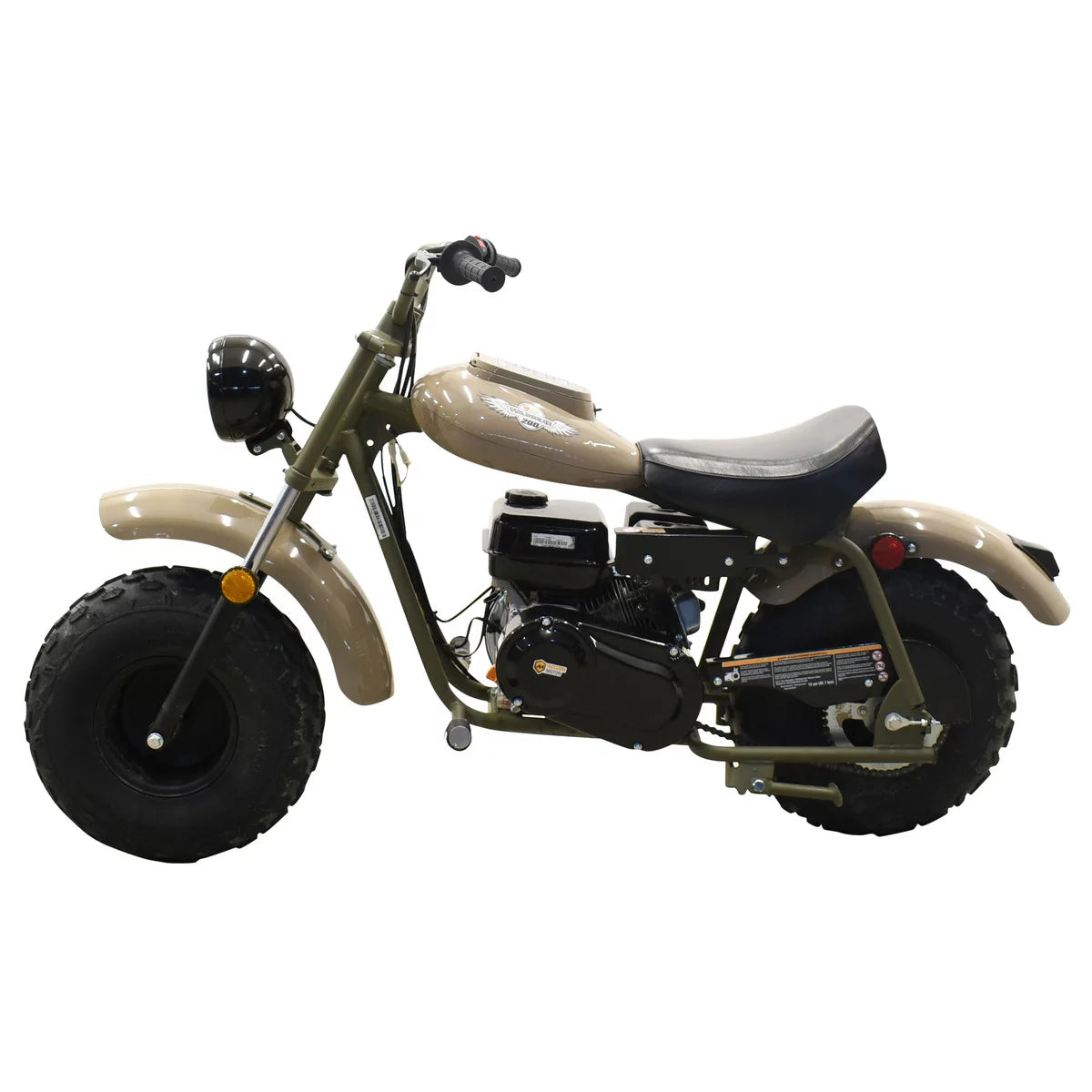 MB200 Mini Bike 7.5HP Gasoline Powered (Motorcycle) (Quicksand)