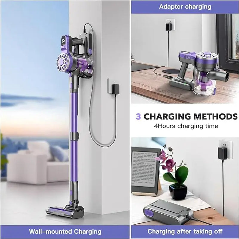"Say goodbye to pet hair and mess! 🐾✨ Check out the V07 Cordless Handheld Vacuum - 180W of powerful suction and a 0.9L dust cup for hassle-free cleaning! 💨 #HomeCleaning #PetOwners"