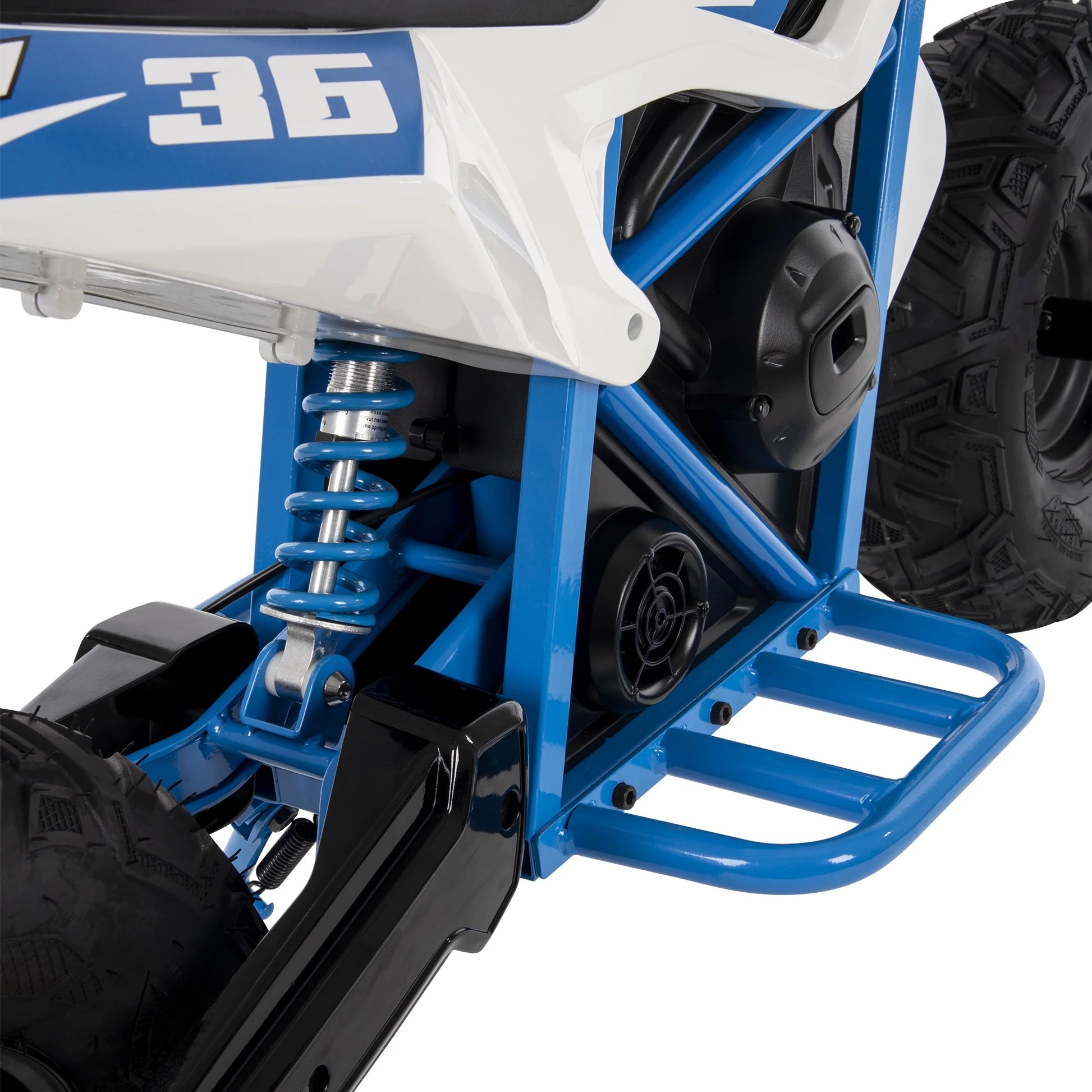 CR8-R 36-Volt Electric Mini Bike, White