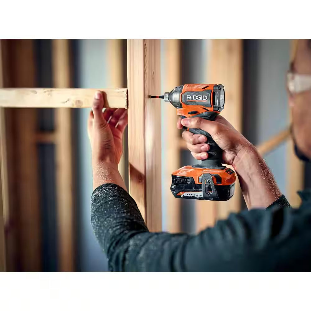Power Up Your Projects with the 18V Subcompact Brushless Cordless Impact Driver Kit - Complete with 2.0 Ah Battery, Charger, and Tool Bag!
