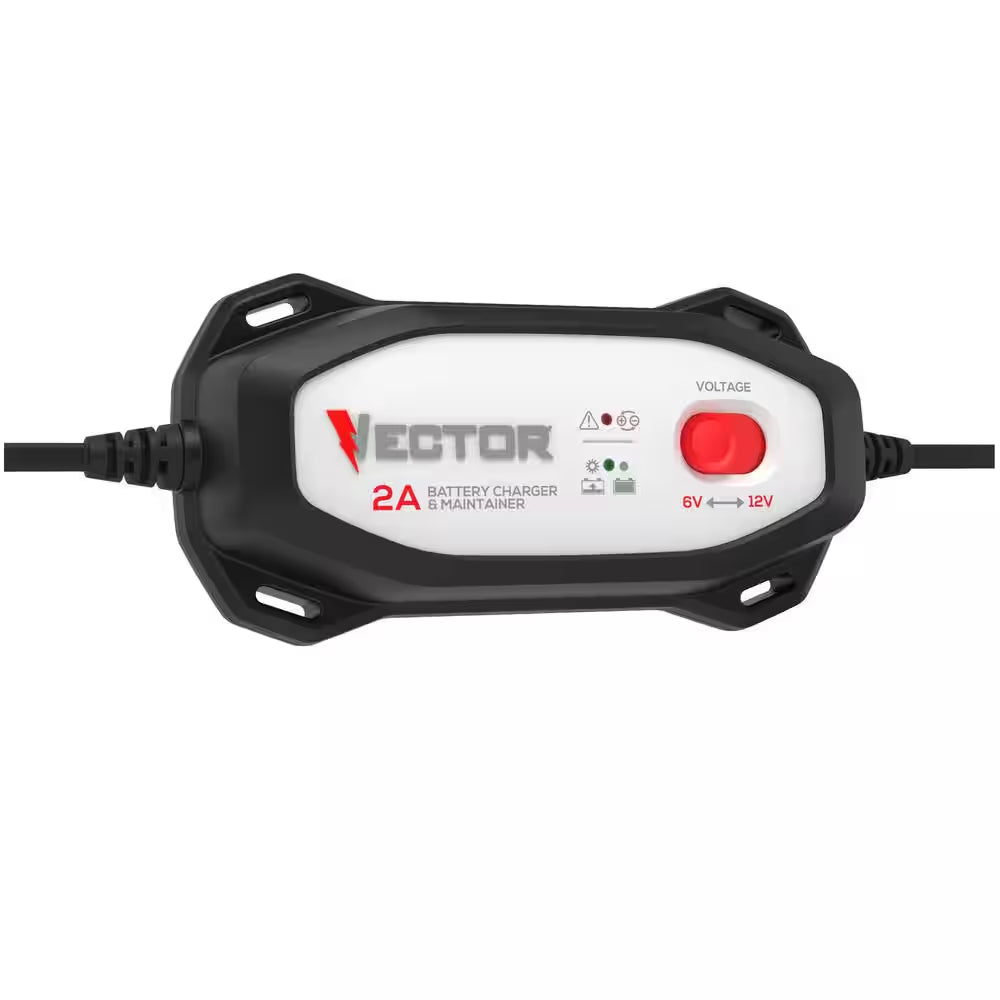 Reliable 4 Amp Battery Charger and Maintainer for 6V/12V Lead Acid Batteries