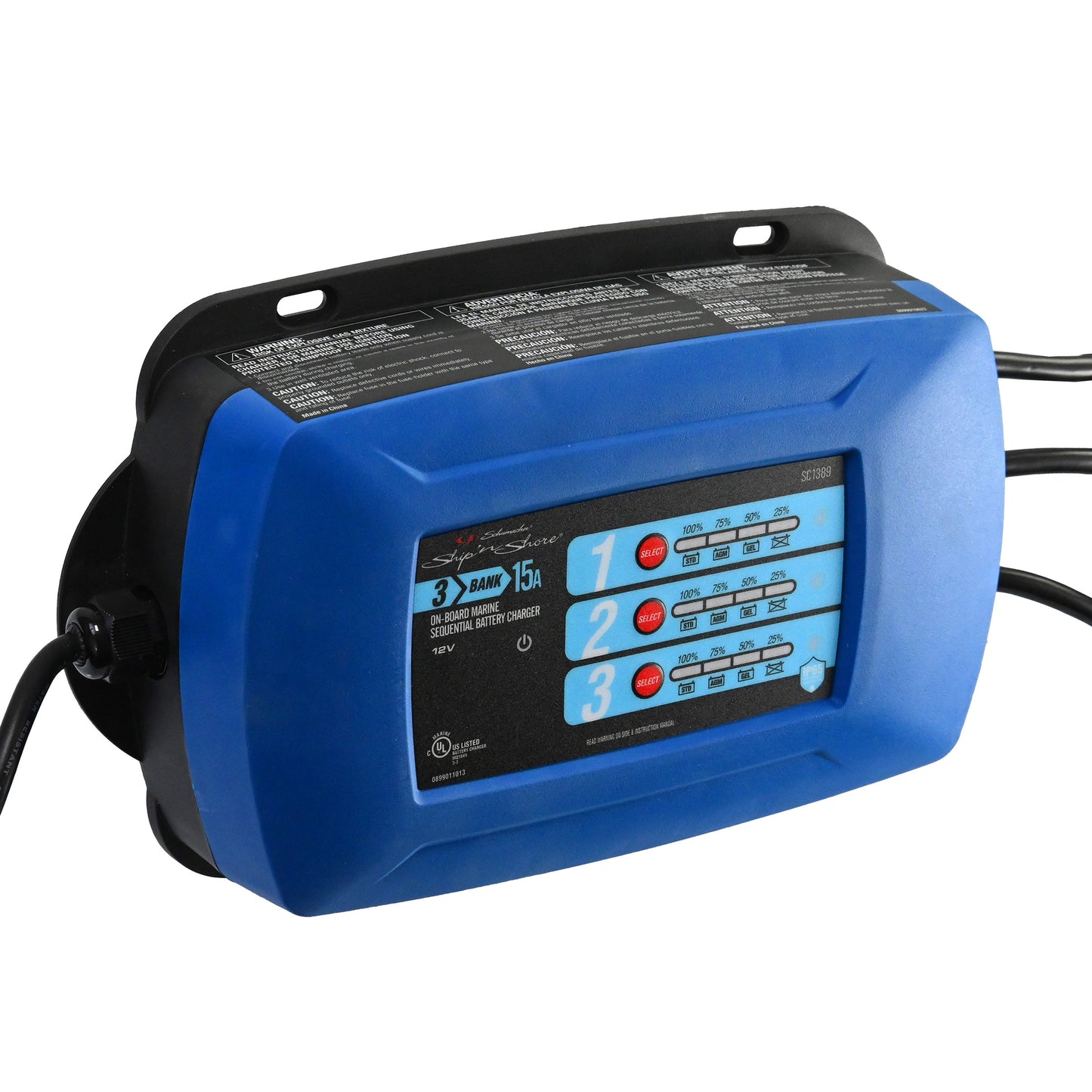 Effortlessly Charge Three Batteries with the Schumacher Electric Ship ‘N Shore 15A Marine Battery Charger