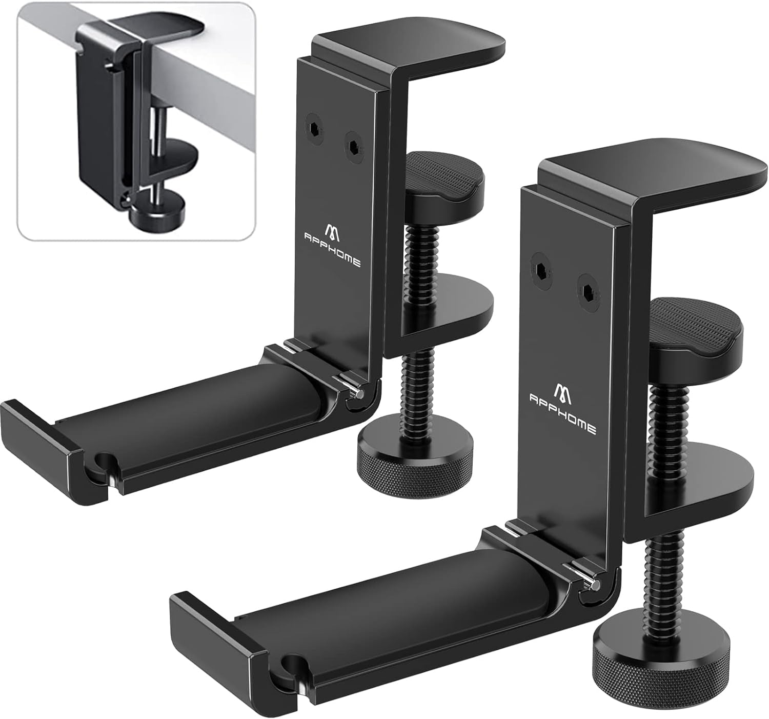 🎧 Elevate Your Setup! 🎧 Check out this Foldable Headphone Hook - the perfect under-desk hanger for gamers and office warriors! 🖥️✨ Plus, it keeps your cables organized! 🌀 #GamingGear #DeskOrganization #HeadphoneHolder