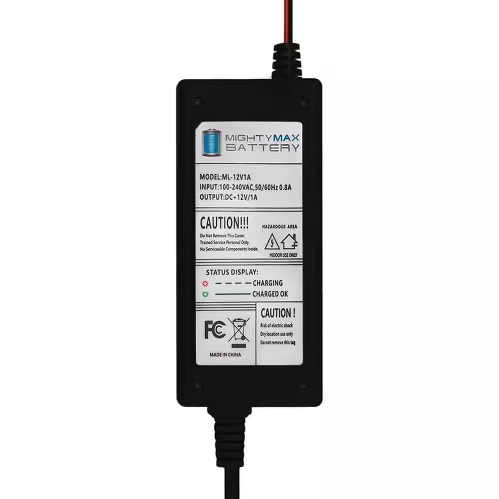 Power Up Your Ride with the Mighty Max 12-Volt 1 Amp SLA Battery Charger and Maintainer