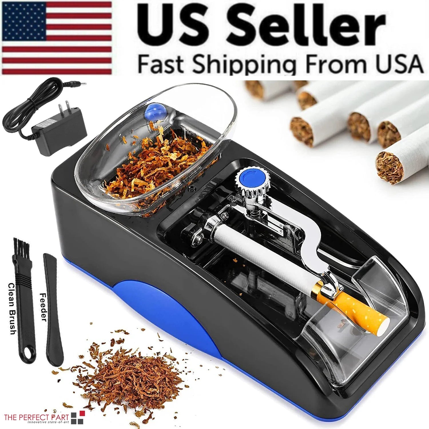 Roll Your Own with Ease: Automatic Electric Cigarette Rolling Machine! 🌟💨 #TobaccoInjector #DIYCigarettes