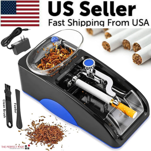 Roll Your Own with Ease: Automatic Electric Cigarette Rolling Machine! 🌟💨 #TobaccoInjector #DIYCigarettes