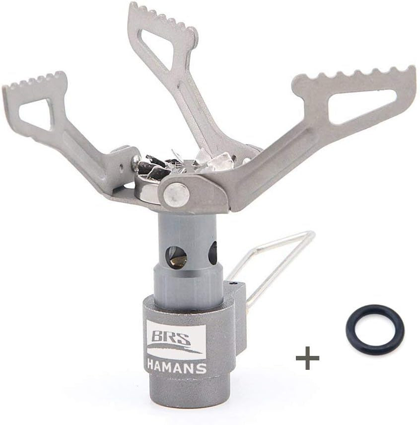 3000T Backpacking Stove Camping Stove Pocket Stove Portable Propane Stove Ultralight Mini Stove with 1 Extra Backup O-Ring