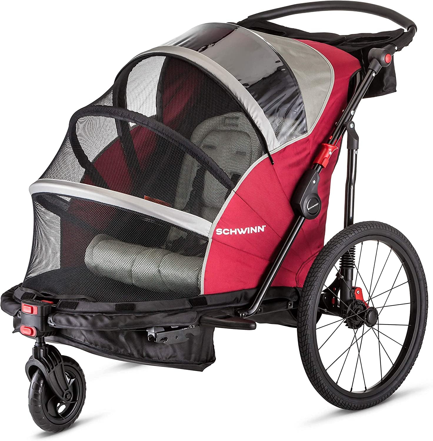 🌟 Ready for Adventure? 🚴‍♂️ Meet the Joyrider Echo & Trailblazer Child Bike Trailer!🛡️ Choose single or double seats, smooth rides with 16/20" air-filled tires! 🐞 Includes bug screen & weather shield! #FamilyFun #BikeAdventures