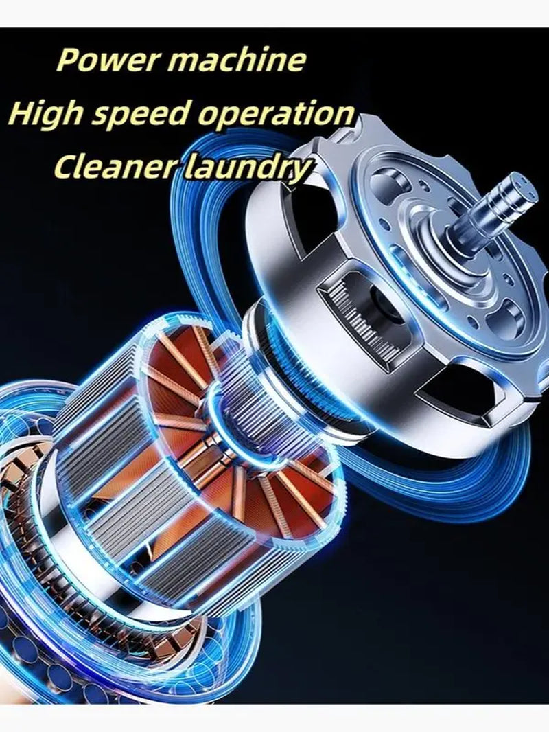 Portable Foldable Washing Machine, Mini Washing Machine, Underwear, Baby Clothes and Other Small Clothes for Deep Cleaning. Suitable for Apartments, Dormitories, Hotels.