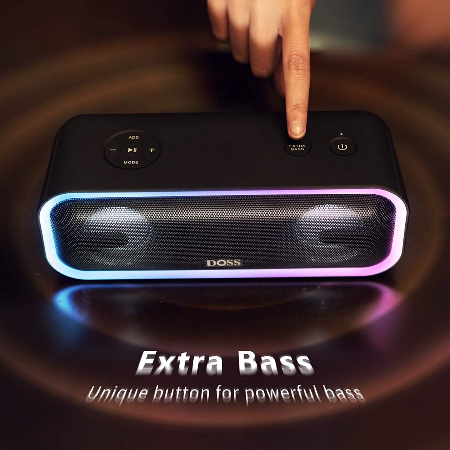 Unleash Your Sound Experience with the SoundBox Pro+ Bluetooth Speaker - 24W Immersive Stereo Sound, Booming Bass, IPX6 Waterproof, and 15 Hours of Playtime - Perfect for Parties and Outdoor Adventures!