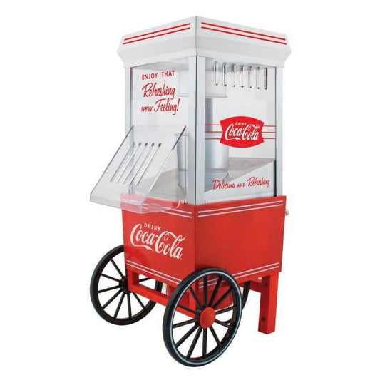 Pop Perfect Popcorn with the Coca-Cola 12-Cup Hot Air Popcorn Maker in Red! 🍿❤️ #CocaCola #PopcornMaker