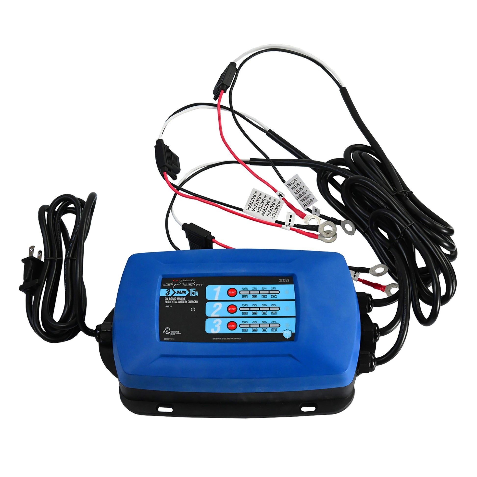 Effortlessly Charge Three Batteries with the Schumacher Electric Ship ‘N Shore 15A Marine Battery Charger