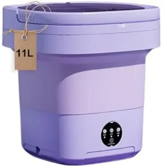 Portable Foldable Washing Machine, Mini Washing Machine, Underwear, Baby Clothes and Other Small Clothes for Deep Cleaning. Suitable for Apartments, Dormitories, Hotels.