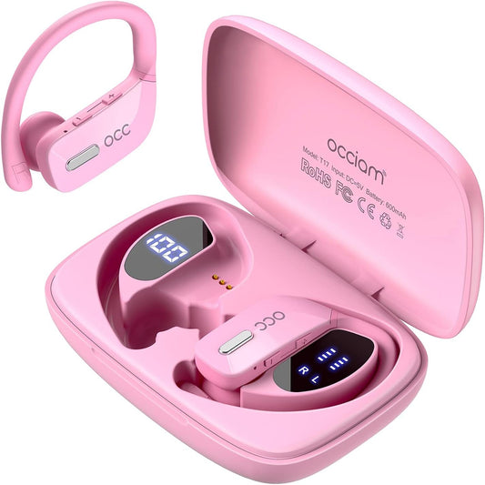 🎧✨ Get ready to elevate your workout with our Pink Wireless Earbuds! 💖 Enjoy 48H of playback, waterproof design, and a sleek LED display. Perfect for sports, running, and all your active adventures! 🏃‍♀️🎶 #WirelessEarbuds #WorkoutEssentials #PinkPower