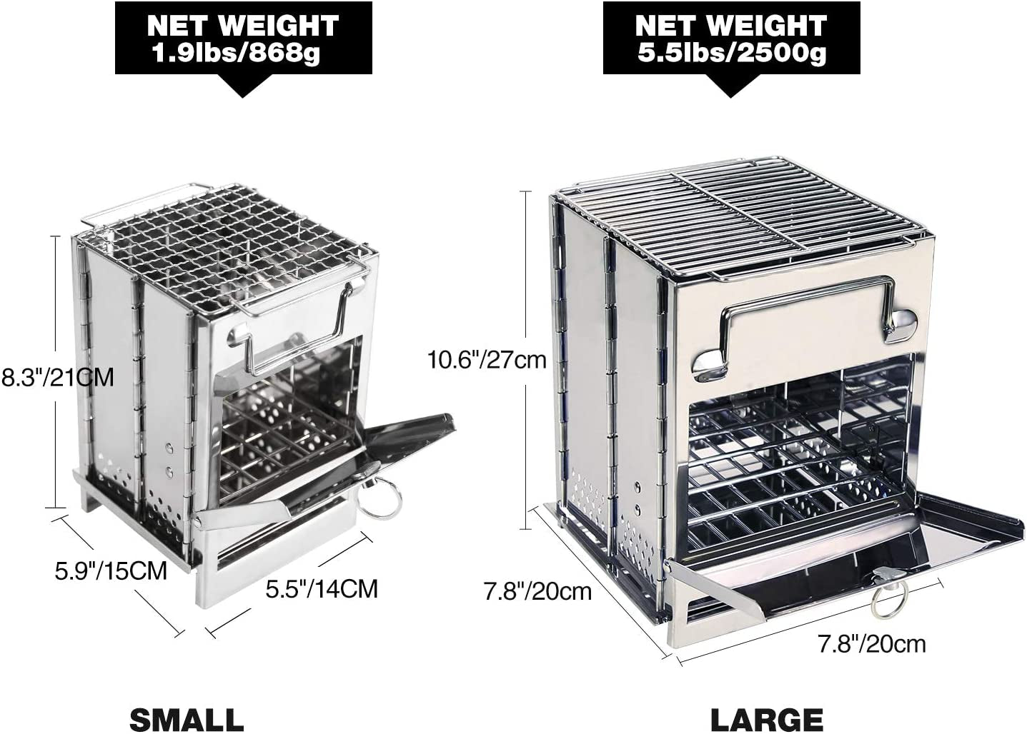 🔥 Take Your Outdoor Cooking to the Next Leve!  - Rocket Fast! 🌲 Portable Wood Burning Rocket Camp Stove - Perfect for Hiking, Camping, Picnics & BBQs! 🍖✨