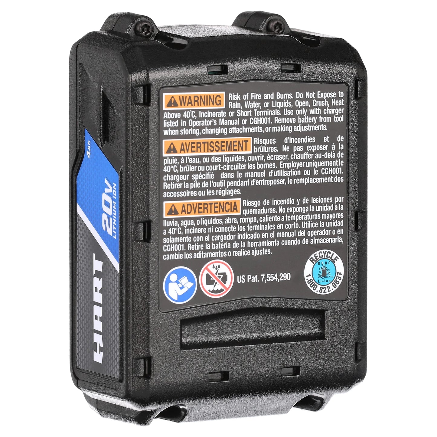 Power Up Your Projects with the HART 20V Lithium-Ion 4.0Ah Battery - Ultimate Compatibility and Performance!