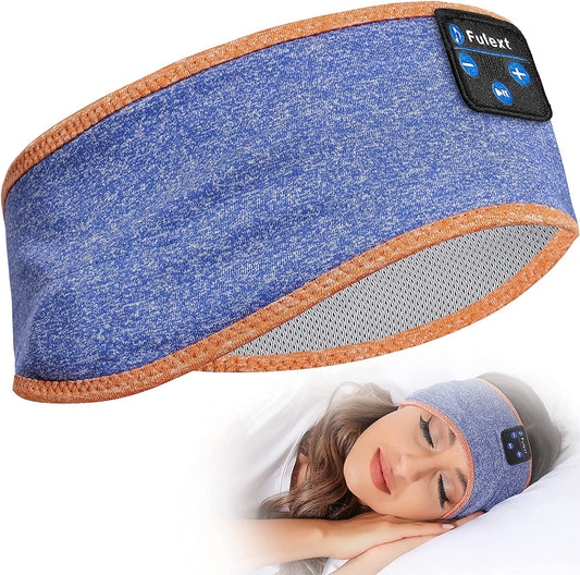 Sleeping Headphones Bluetooth Headband, Soft Sleep Headphones Comfortable Sleep Headband,Long Time Play Sleep Earbuds with Built in Speakers Perfect for Sleep,Workout,Running,Yoga,Travel