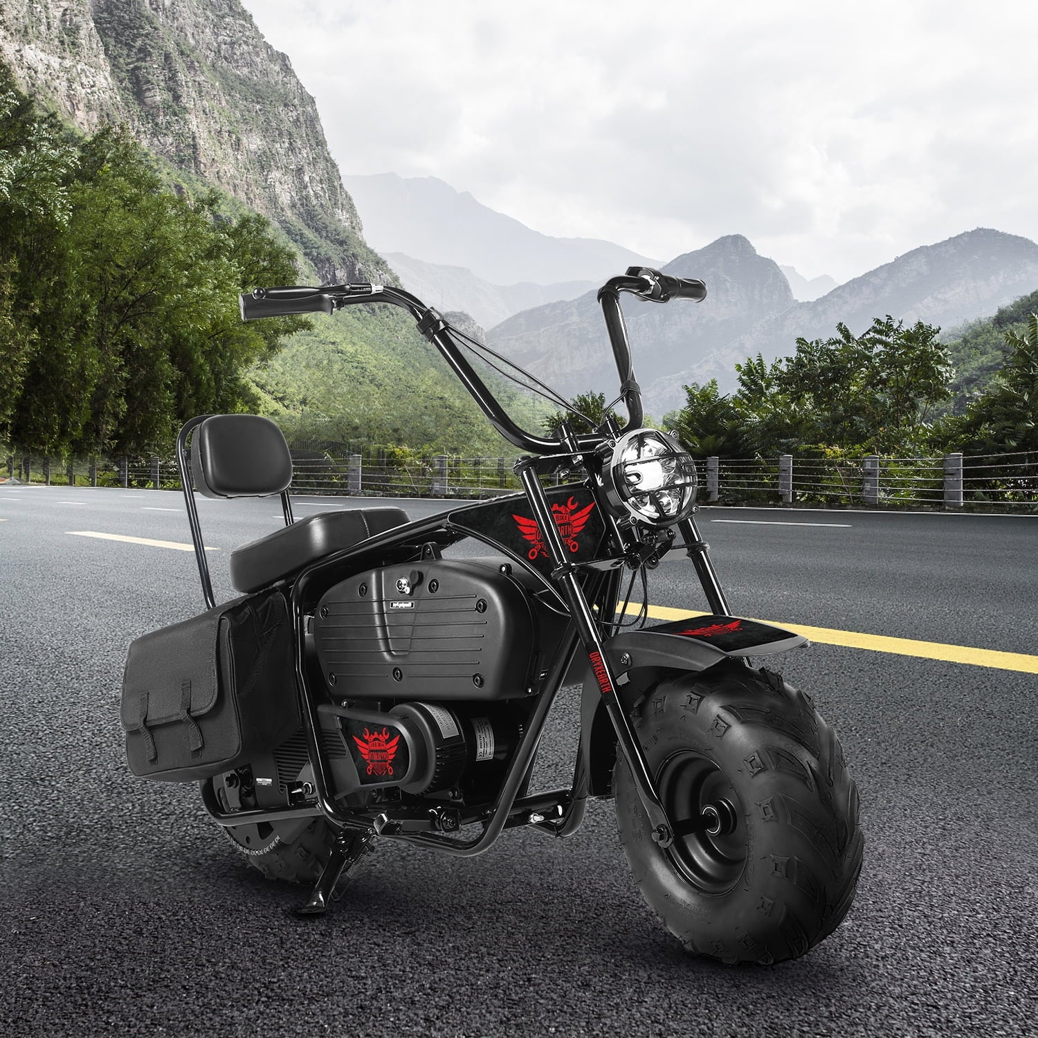 Powered Motorcycle Mini Bike for Kids, 36V Battery,1000W Motor Electric Dirt Bike, Camo