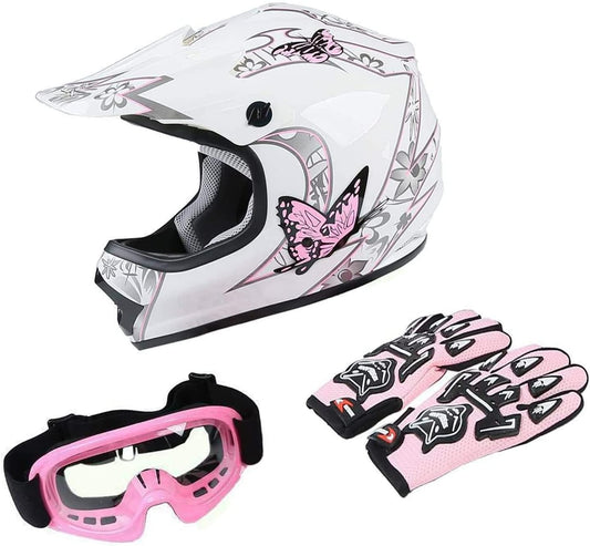 Motocross Helmet DOT Youth & Kids Offroad Street Helmet Dirt Bike Motocross ATV Helmet