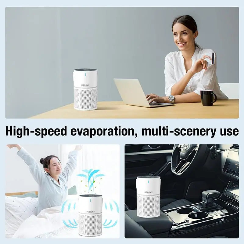 Prasky GL-K802 Air Purifier Filter, Replacement GL-K802 Series Air Purifier H13 HEPA 360 Degree Filtration 5 Layers Filter, Noise Reduction Air Purifier for Home and Office