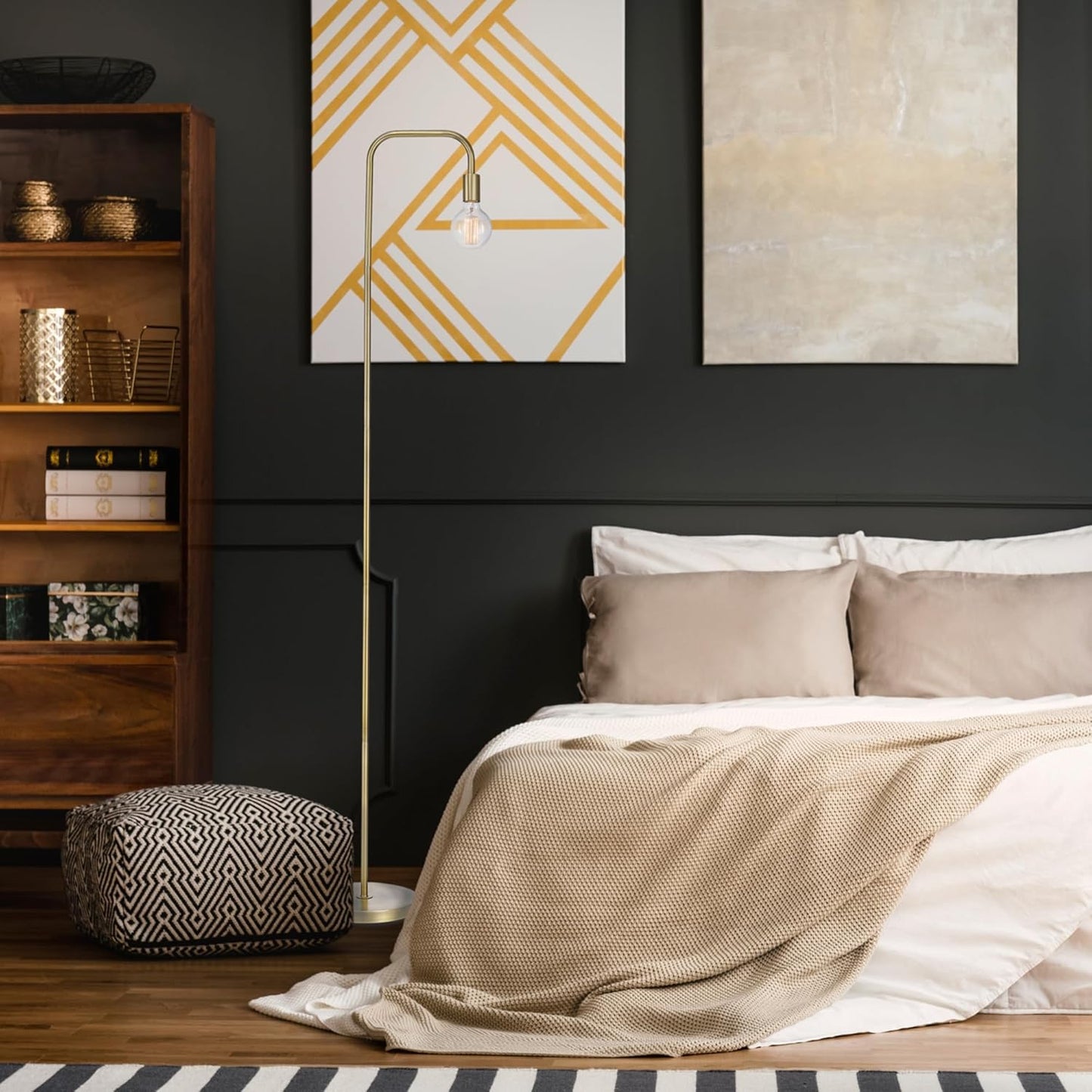 ✨ Illuminate your space with the stunning 70" Matte Brass Holden Floor Lamp! 💡 Featuring a convenient in-line foot switch for easy on/off. Perfect for any room! #HomeDecor #Lighting #InteriorDesign