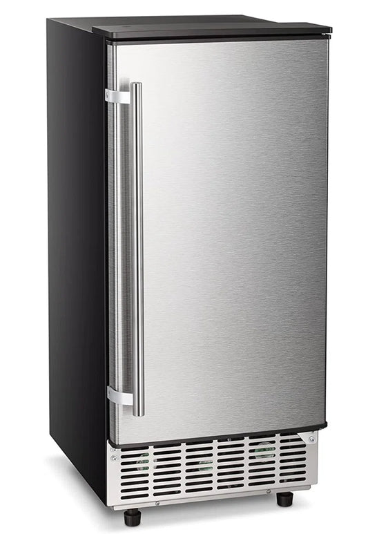 80 Lb. Daily Production Cube Clear Ice Freestanding Ice Maker