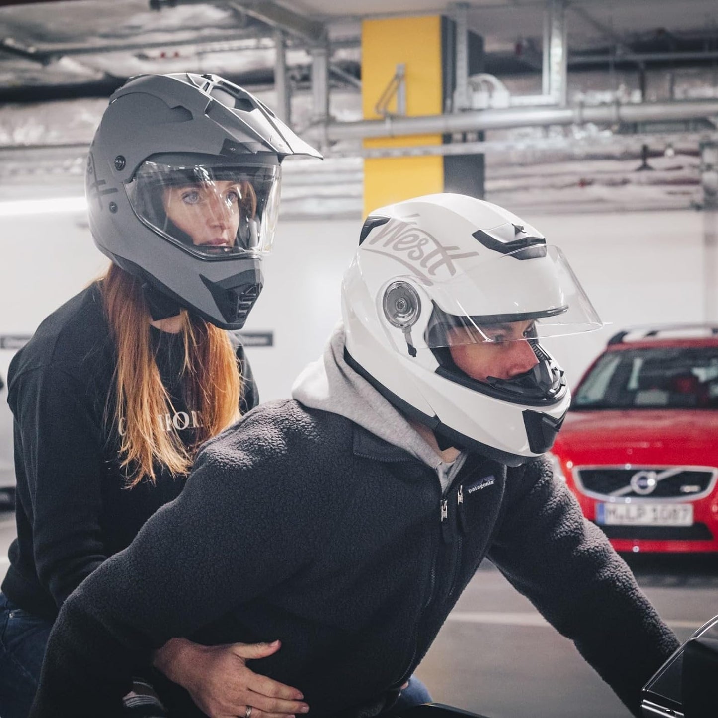 Dual Sport Motorcycle Helmet Off-Road Helmets for Adults, Dual Visor Motorcycle Helmet - Full Face ATV UTV Helmet Dirt Bike Motocross Helmets DOT Approved